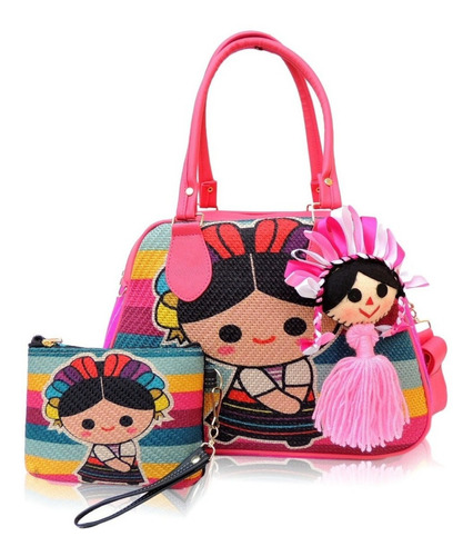 Bolsa Artesanal Combo Para Dama Mujer Mexicanas