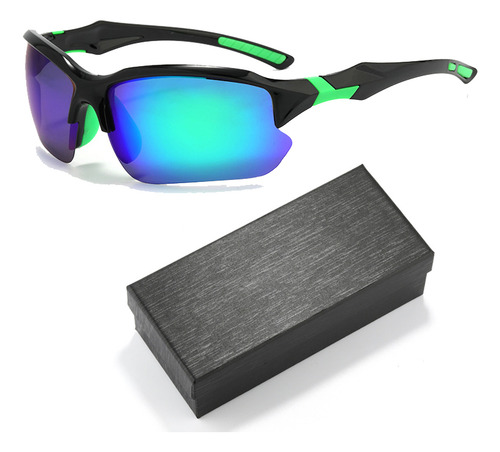 Gafas De Sol Polarizadas De Media Montura Para Ciclismo