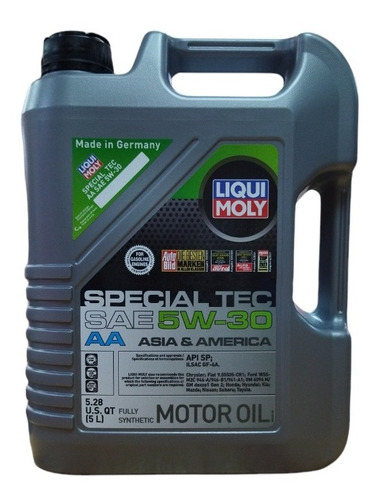 Aceite Sintético 5w30 Liqui Moly Garrafa 5lts Las Mercedes