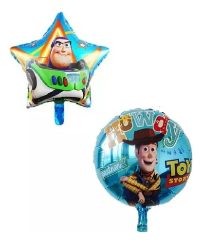 2 Globos Woody Y Buzz Lightyear  Toy Story 