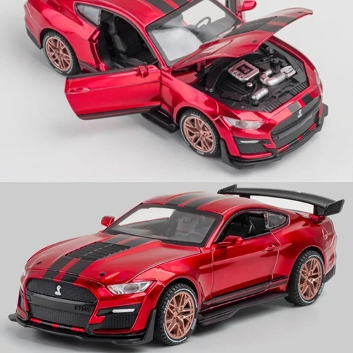 Ford Mustang Shelby Gt500 Miniatura Metal Autos Coleccion