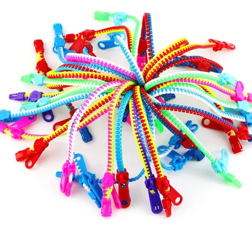 50 Pulseras Con Cremallera: Recuerdos Para Fiestas De Cumple