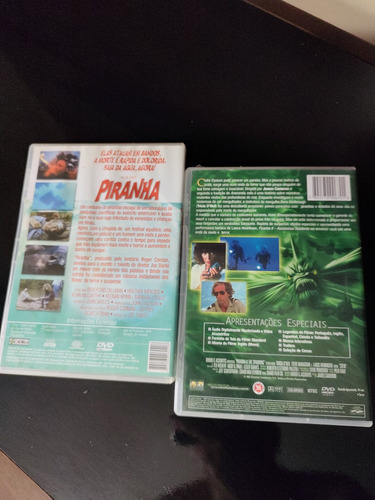 2 Dvds Piranha 1 E Piranha 2 Originais Separados De Colecion