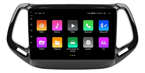 Multimidia Compass 16/20 9p Carplay Android Auto 2/32gb