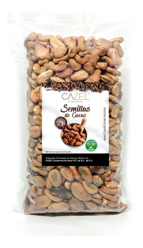 Semilla Grano De Cacao Oaxaqueño Orgánico Criollo 1kg
