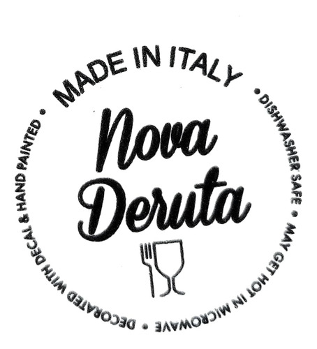 Tazón Para Servir De Pasta Cerámica De Cerámica Nova Deruta,