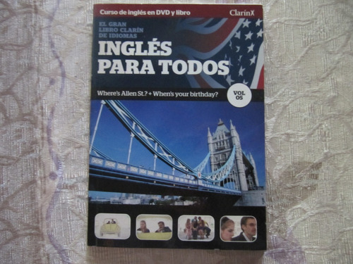 Ingles Para Todos - Volumen 05 - Curso Ingles En Dvd Y Libro