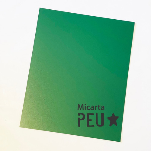 Imagen 1 de 3 de Micarta Peu Verde 300mm X 240mm X 1mm