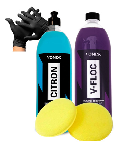 Citron Vonixx Shampoo Desengraxante + Shampoo V-floc 1,5l