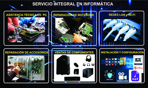 Imagen 2 de 2 de Asistencia Ténica En Pc Y Notebook, Accesorios, Redes.