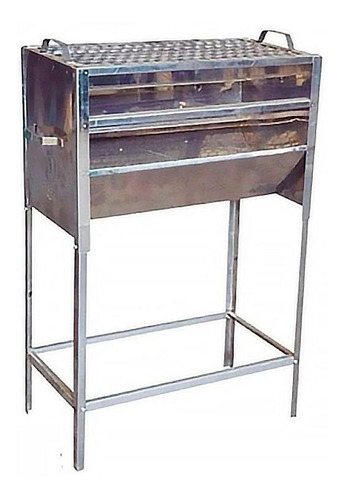 Imagem 1 de 1 de Churrasqueira Fechada Fabricada Em Aço Inox Com Grelha