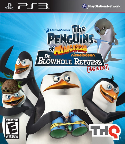 Jogo Penguins Of Madagascar Dr Blowhole Returns Again Ps3 