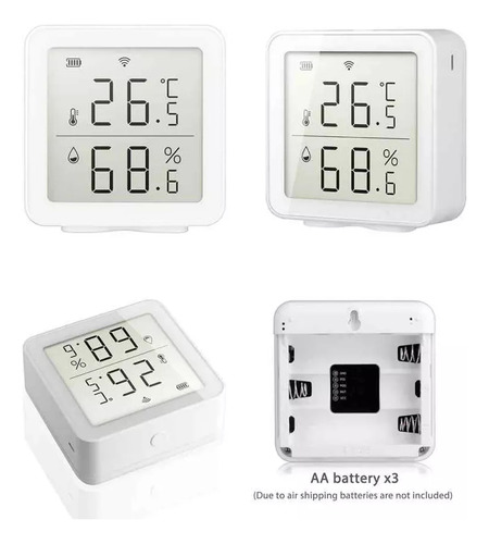 Sensor Temperatura/umidade Lcd Tuya