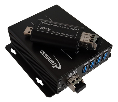 Transwan 4 Puertos Usb 3.0/2.0/1.1 Extensor Sobre Fibra
