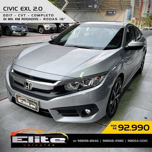 Honda Civic 2.0 16v Flexone Exl 4p Cvt