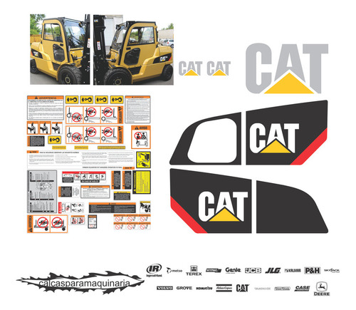 Juego De Calcas Para Cat Gp 40n