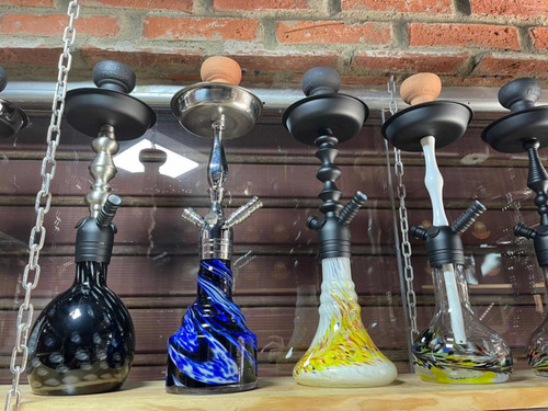 Imagen 6 de 12 de Arguile De Vidrio Marca Pharaohs Hookah Narguile