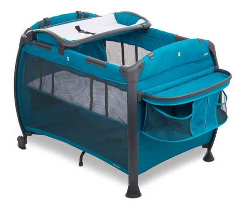 Joovy Premium Room Turquoise Cuna Corral Moisés Todo En 1 