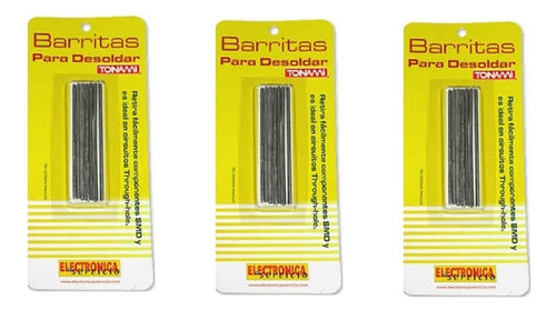 Barritas Para Desoldar Tonami (kit 3 Pack)