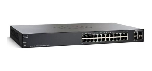 Imagen 2 de 5 de Switch Cisco 26+2sfp Gigabit Smart Switch Sg220-26-k9-ar