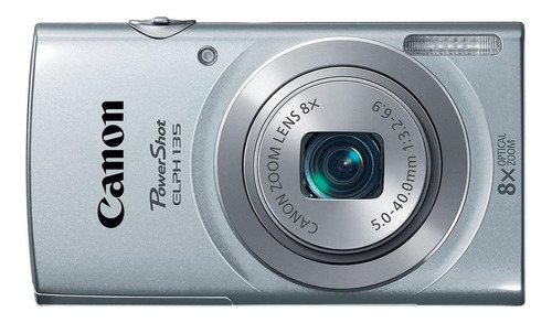  Canon PowerShot ELPH 135 compacta color  plateado