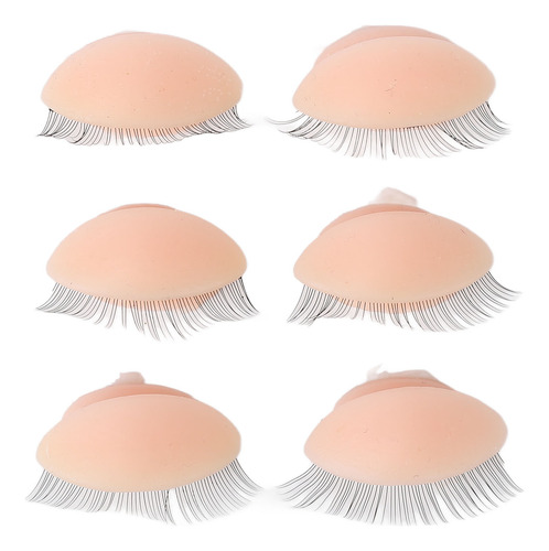 Muñeca De Extensión De Pestañas Lash Practice Con Forma De C