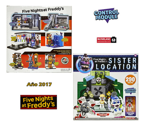 Five Nights At Freddy's Set Construción Módulo De Control