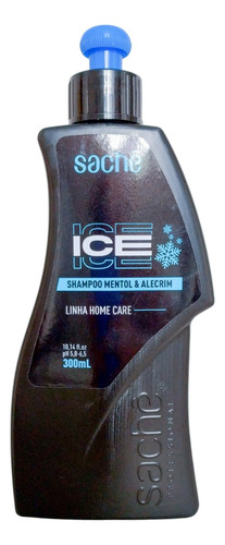  Shampoo Mentol E Alecrim Sachê Ice 300ml Para Crescimento