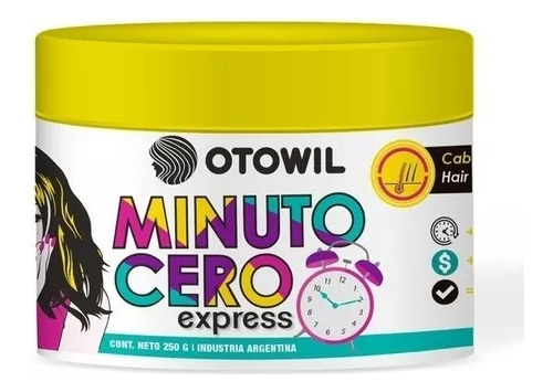 Minuto Cero Capilar Brillo Reparación Uso Diario Pote X250g