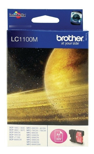 Cartucho Original Brother Lc1100m Lc1100 Magenta Dcp 185c 385c  Dcp 6690 Mfc 490 Mfc 790 Mfc 5890 Mfc 6490 Mfc 6890