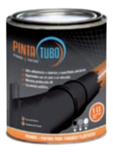 Pintura Para Tubo Negra 1lt Awaduct