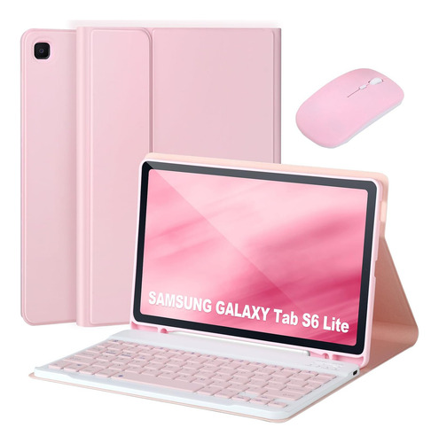 Teclado Abnt2 Para Tab S6 Lite P610/p613/p615, Capa + Mouse