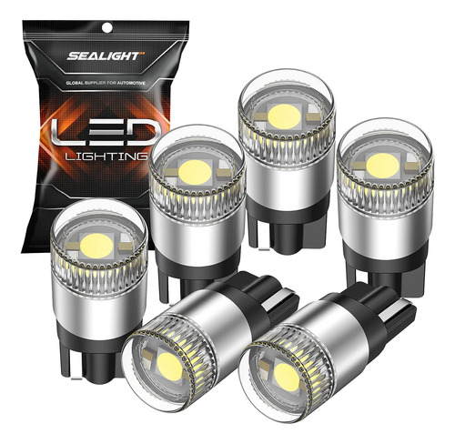 Bombilla Led 194 De 6000k Blanco, W5w 168 2825 T10, Bom...