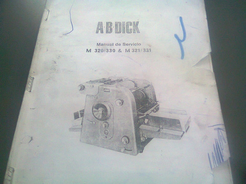 Ab Disk M 320 / 330 & 321/331 Manual De Servicio