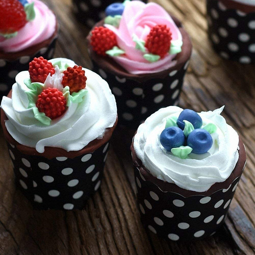 Imagen 4 de 7 de Molde Silicona Frambuesas Moras Fondant Porcelana Belgrano