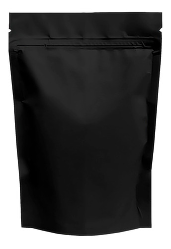 Embalagem Stand Up Pouch Preto Fosco 12x17,5 - 1000 Unid