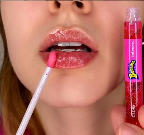 Gloss Labial Vermelho Morango Intense Bubbaloo O Boticario