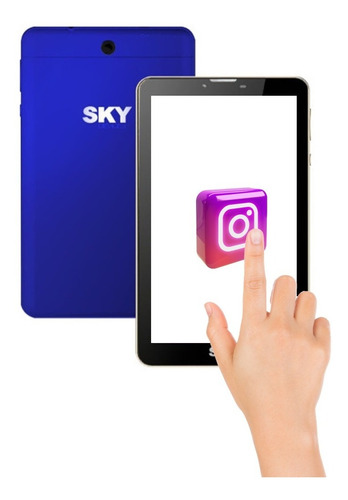 Tablet Sky Platinum View2 3g 7.0 16gb 1gb Android Ub Color Azul