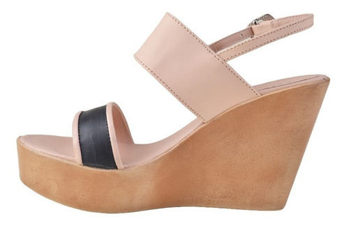 Sandalias Taco Chino De Mujer De Cuero Lappas - Ferraro