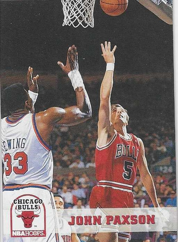 Figurita/card John Paxson Chicago Bulls