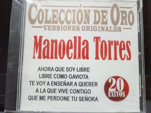 Cd Manoella Torres Colección De Oro 