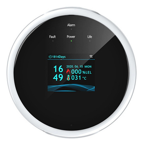 Ca Tuya Wifi Gas Natural Sensor Doméstico Inteligente