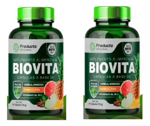 2pack Biovita Aceleración Metabolismo 2 Pack 30 Capsulas Sfn