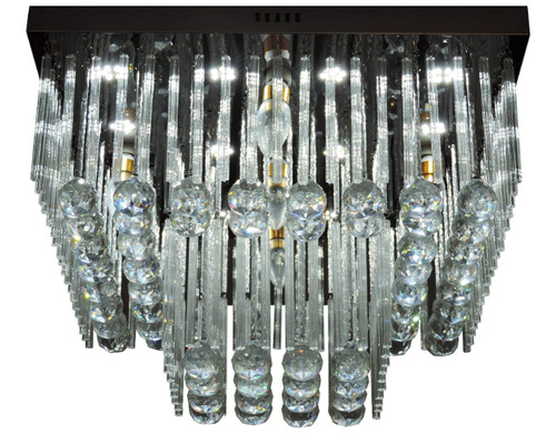 Lustre Led Crystal Transparente Diamante 1529/500 6500k