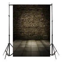 Comprar Foto Fondos Negro Ladrillo Pared Studio Accesorios Luz De Te