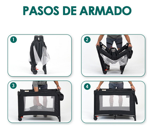 Cuna Corral Para Bebé Babelio 2 En 1 Babymine