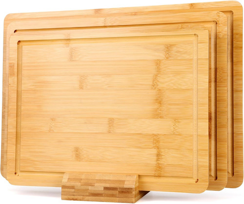 Tabla De Cortar De BambĂș Extra Grande Set De 3 Tablas De Cor