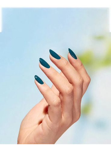 Opi Nature Strong Vegano All Heal Queen Mother Earth X 15 Ml Color Azul petróleo