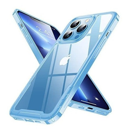 Funda Compatible iPhone 13 Pro Tpu Anticaídas Color Azul