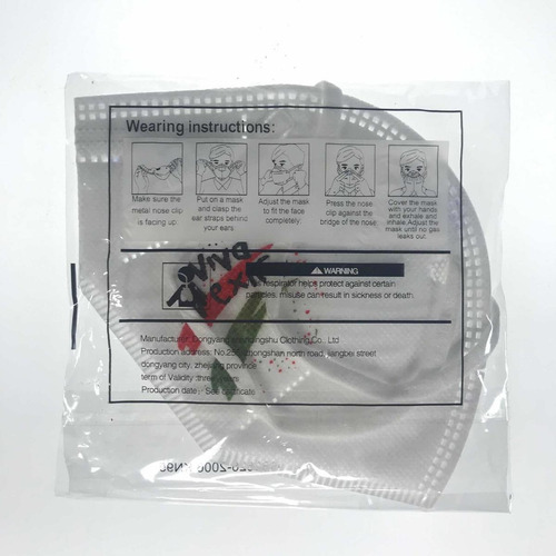 Imagen 4 de 7 de Cubrebocas Kn95 Mascarillas Con Estampado Viva Mexico 10pzs